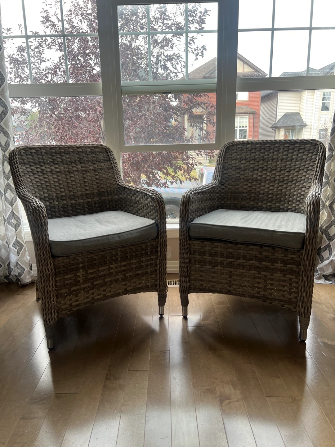Gluckstein Home Wicker Patio Chairs - Set of 2