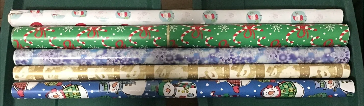 Wrapping Paper Rolls - Assorted Holiday Designs image indicator(2)