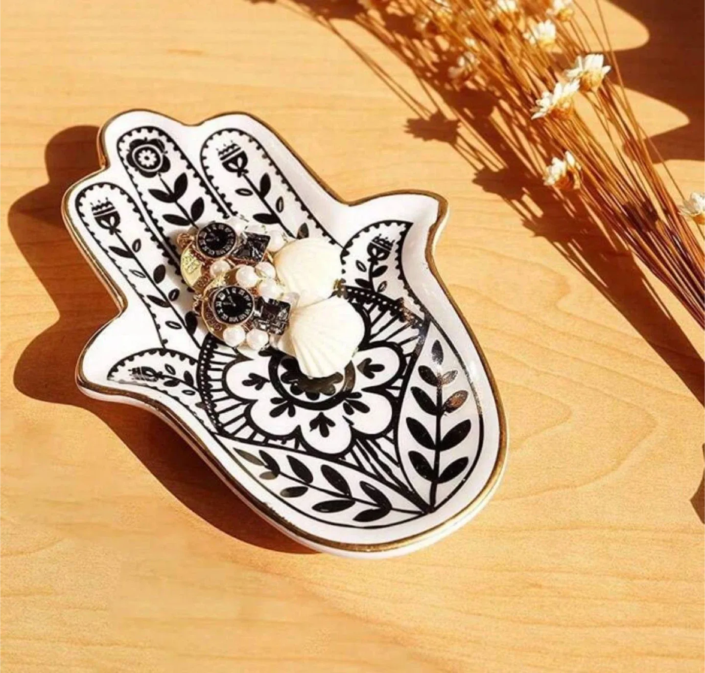 Ceramic Hand Jewelry Tray thumbnail