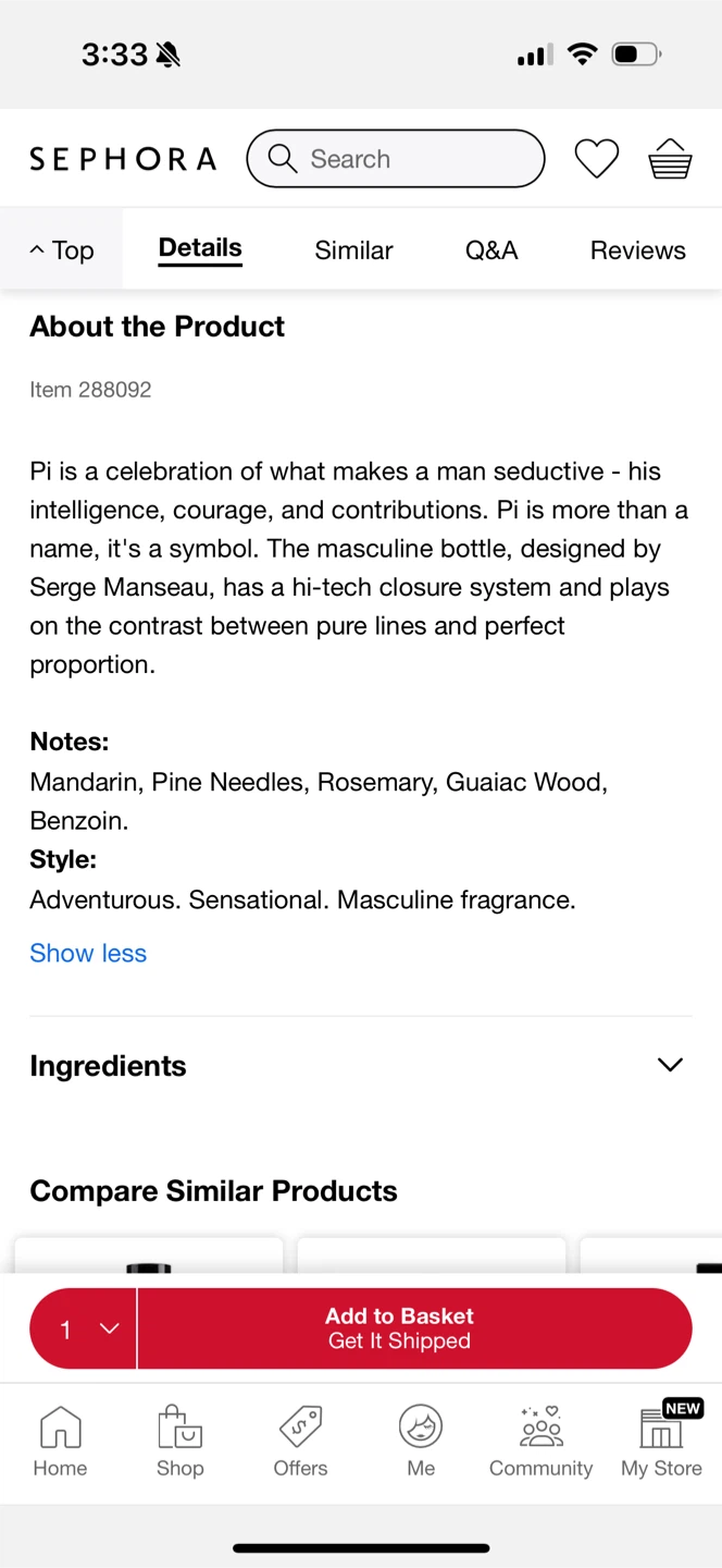 Pi by Givenchy Eau de Toilette - photo 2