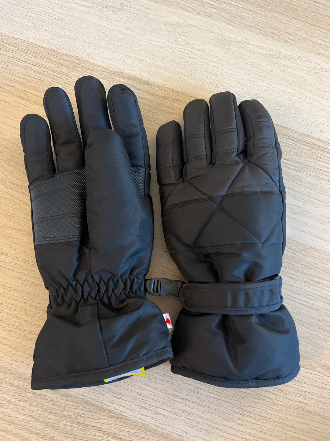 Hot Paws Black Winter Gloves - Size M