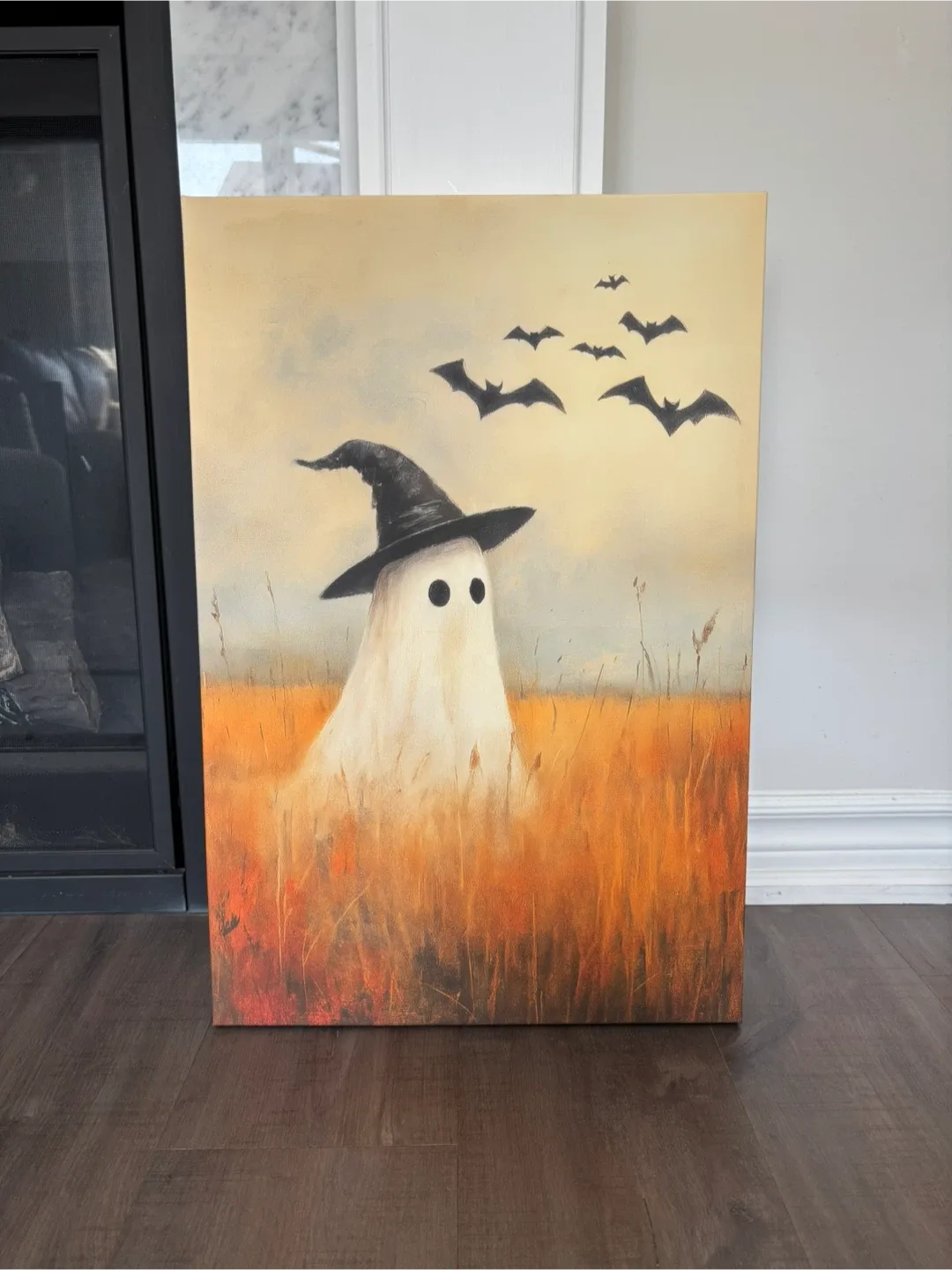 Ghost with Hat Canvas thumbnail