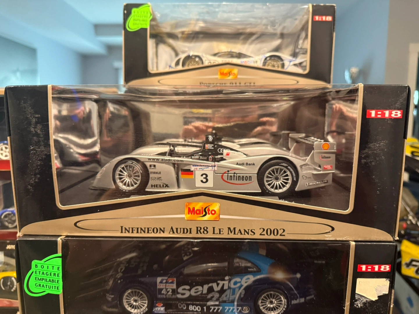 Maisto Infineon Audi R8 LMP900 Le Mans 24H 2002 - photo 2