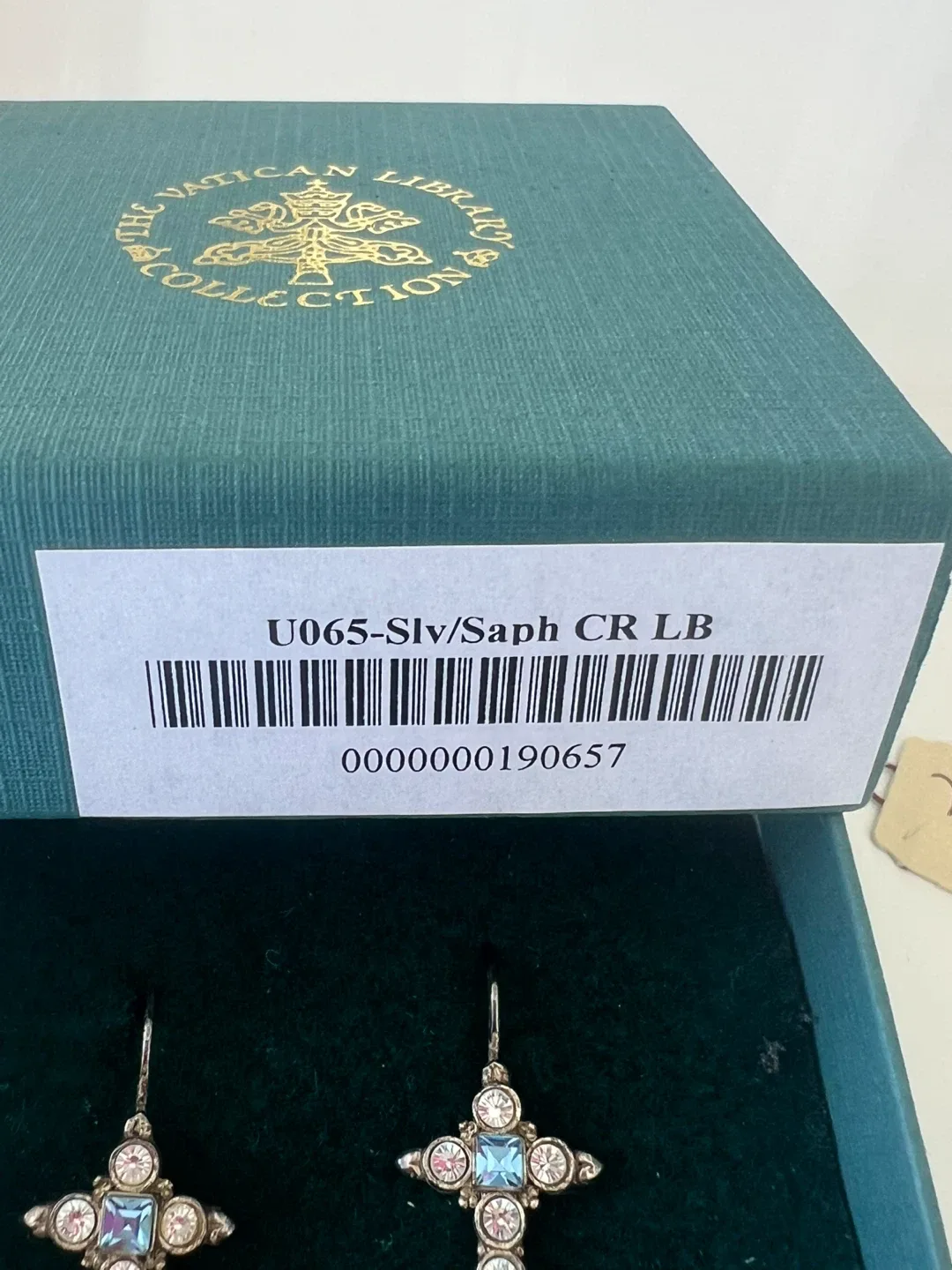 Vatican Library Collection Cross Earrings image indicator(4)