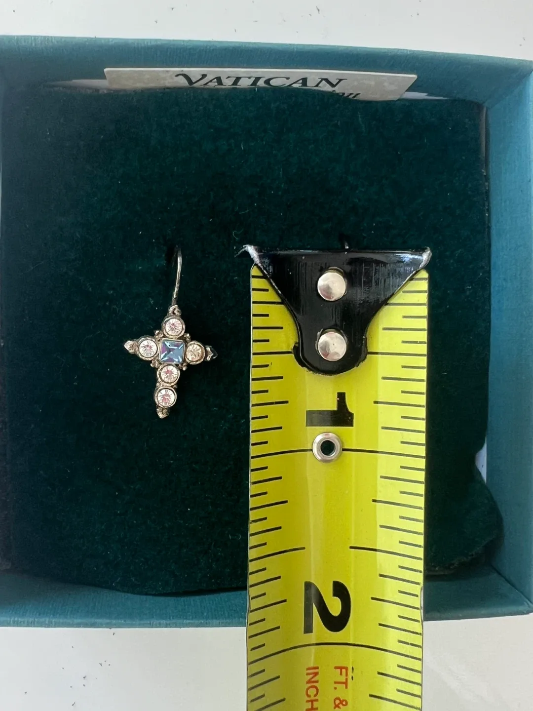 Vatican Library Collection Cross Earrings image indicator(8)