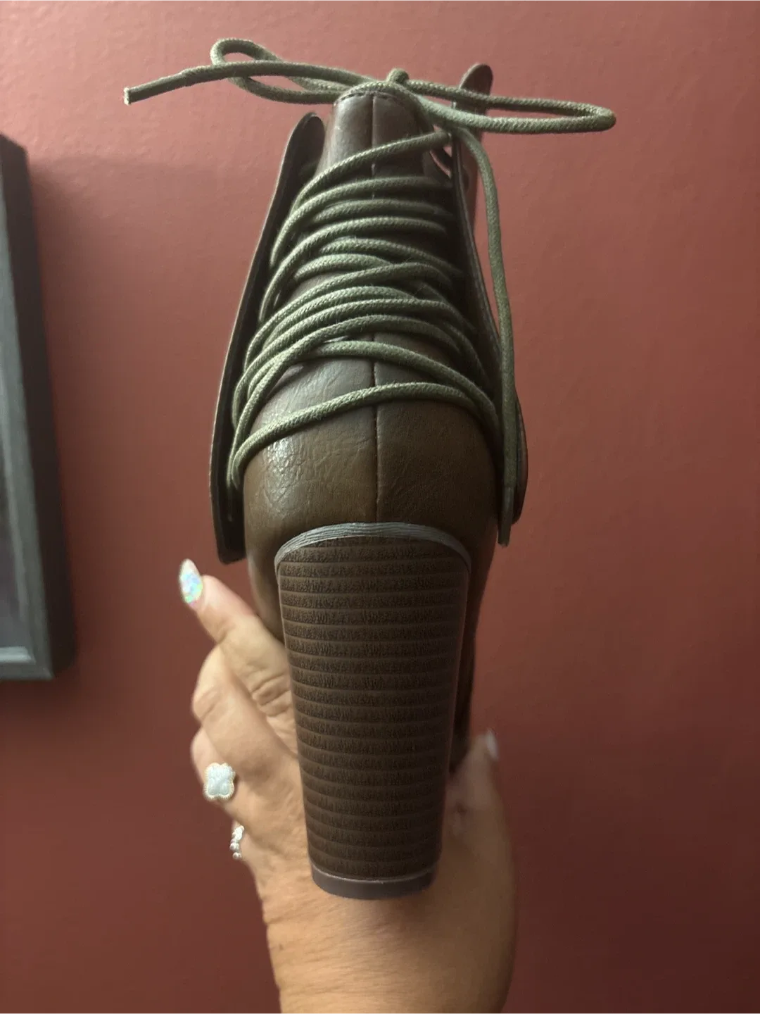 NEW Brown Ankle Boots - Size 8.5 image indicator(2)