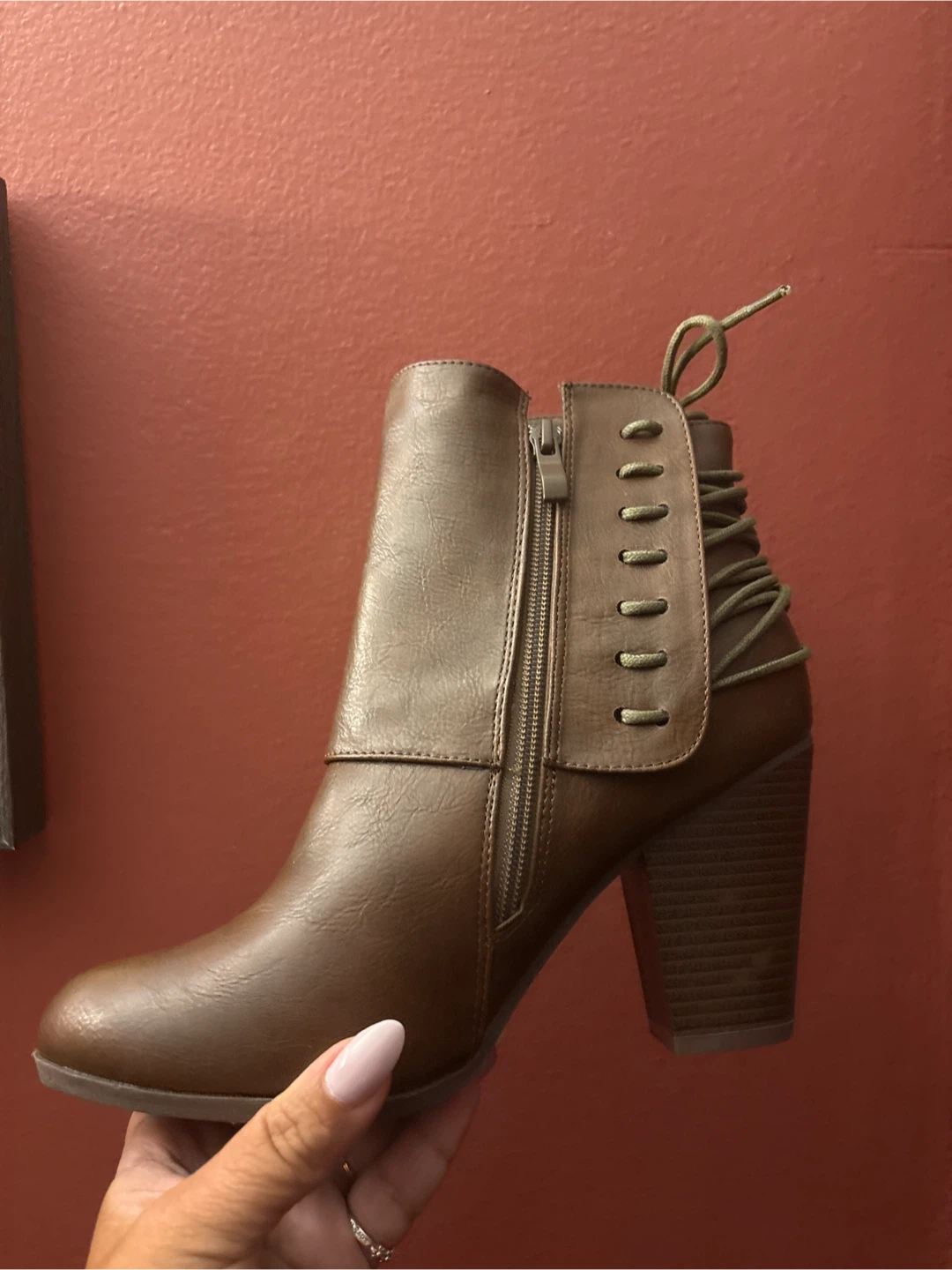 NEW Brown Ankle Boots - Size 8.5 - photo 4