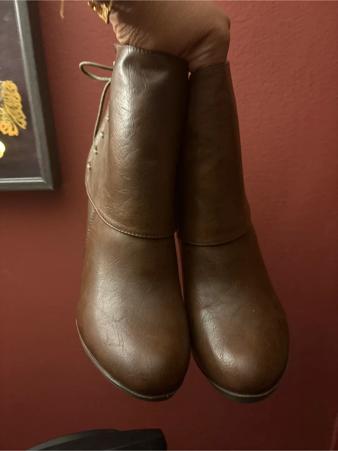 NEW Brown Ankle Boots - Size 8.5 image indicator(9)