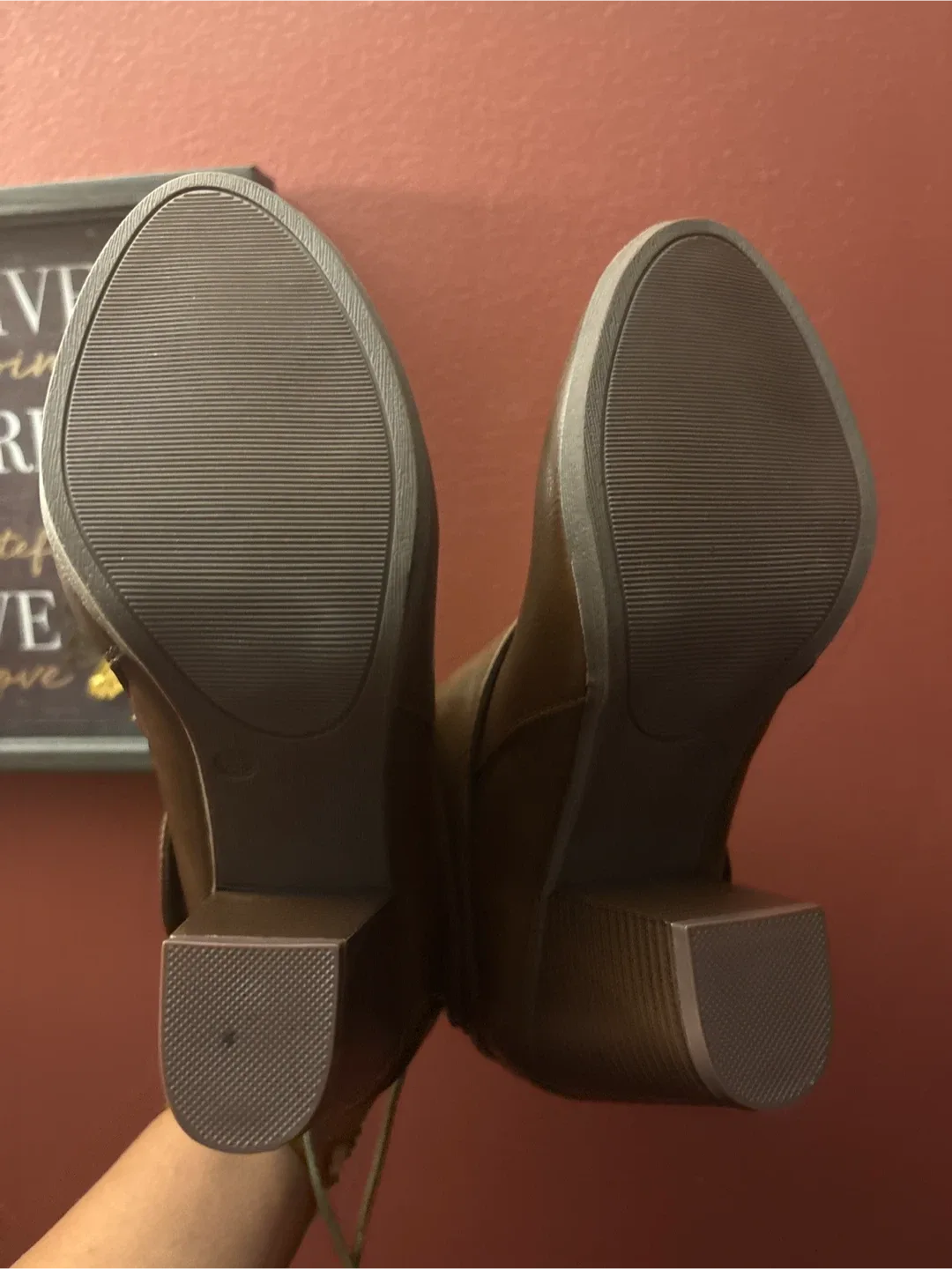 NEW Brown Ankle Boots - Size 8.5 image indicator(8)