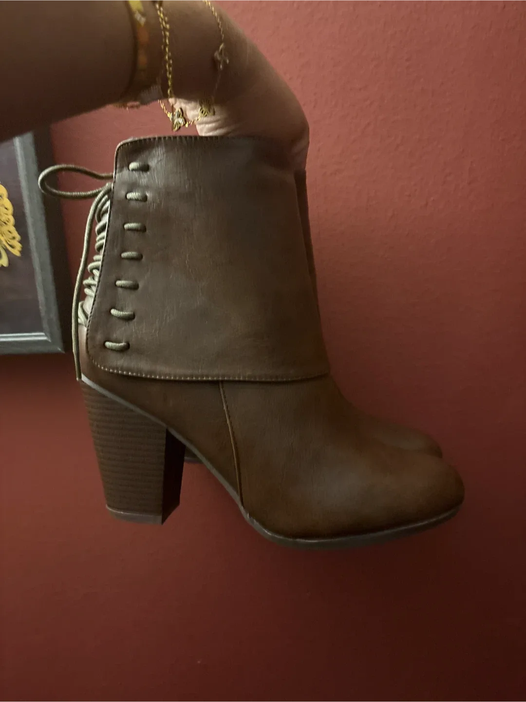 NEW Brown Ankle Boots - Size 8.5 image indicator(10)