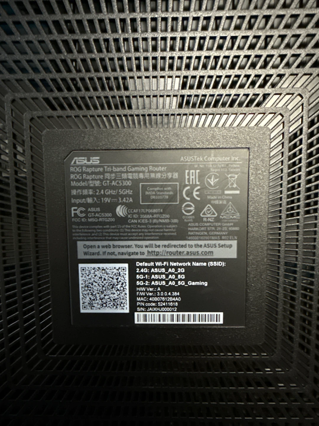 ASUS ROG Rapture GT-AC5300 Tri-band Gaming Router - photo 2