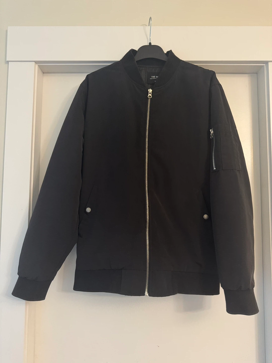 Light Black Bomber Jacket