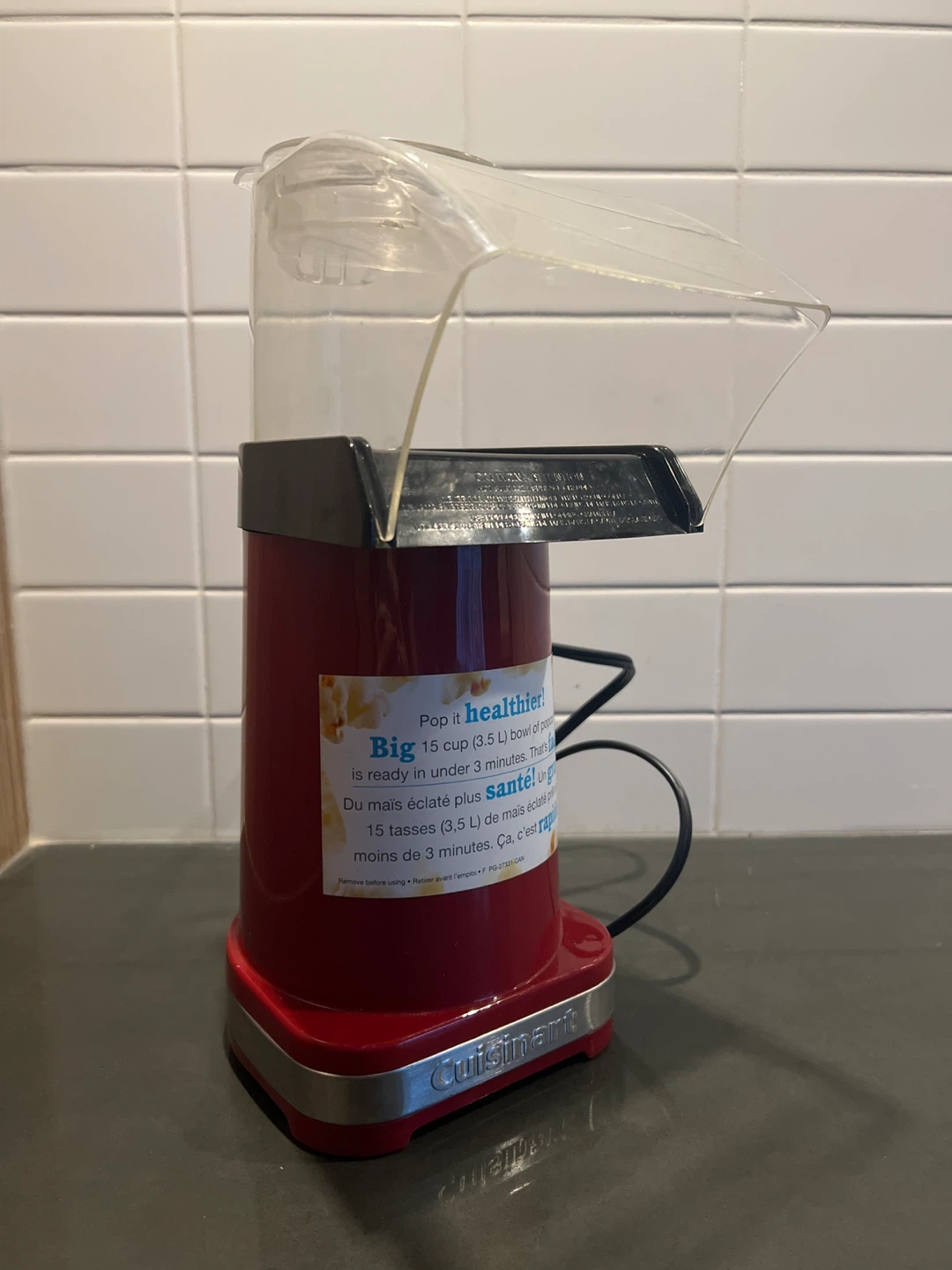 Cuisinart Popcorn Maker - Like New!