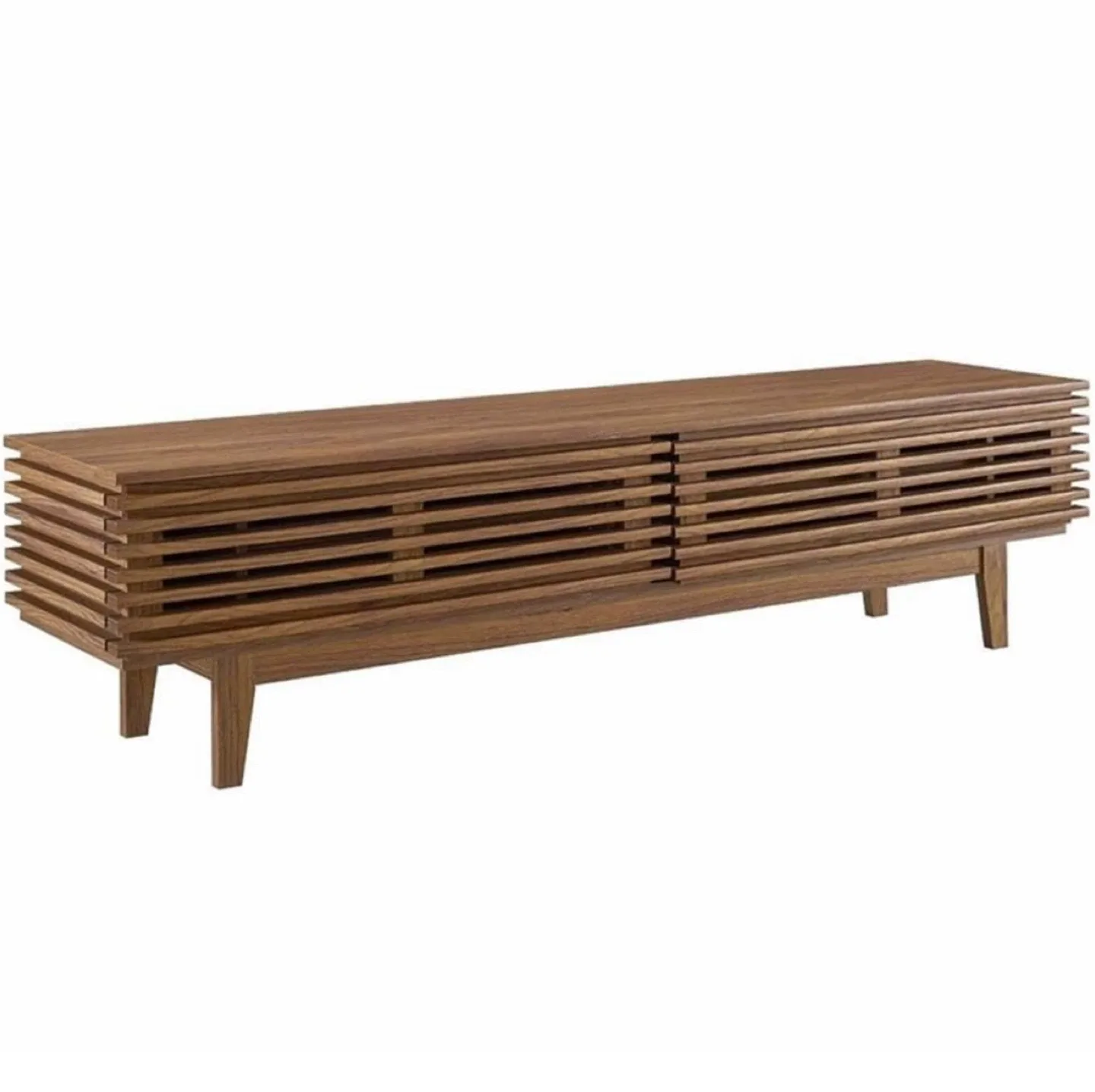 Brown Wood TV Stand - 71" Wide image indicator(6)