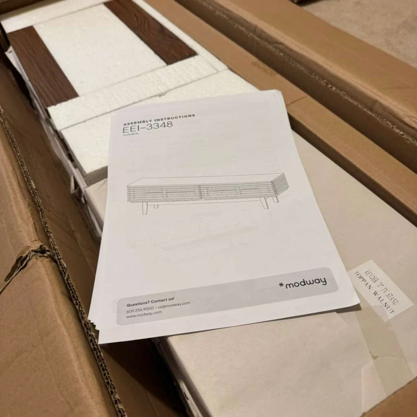 Brown Wood TV Stand - 71" Wide image indicator(9)