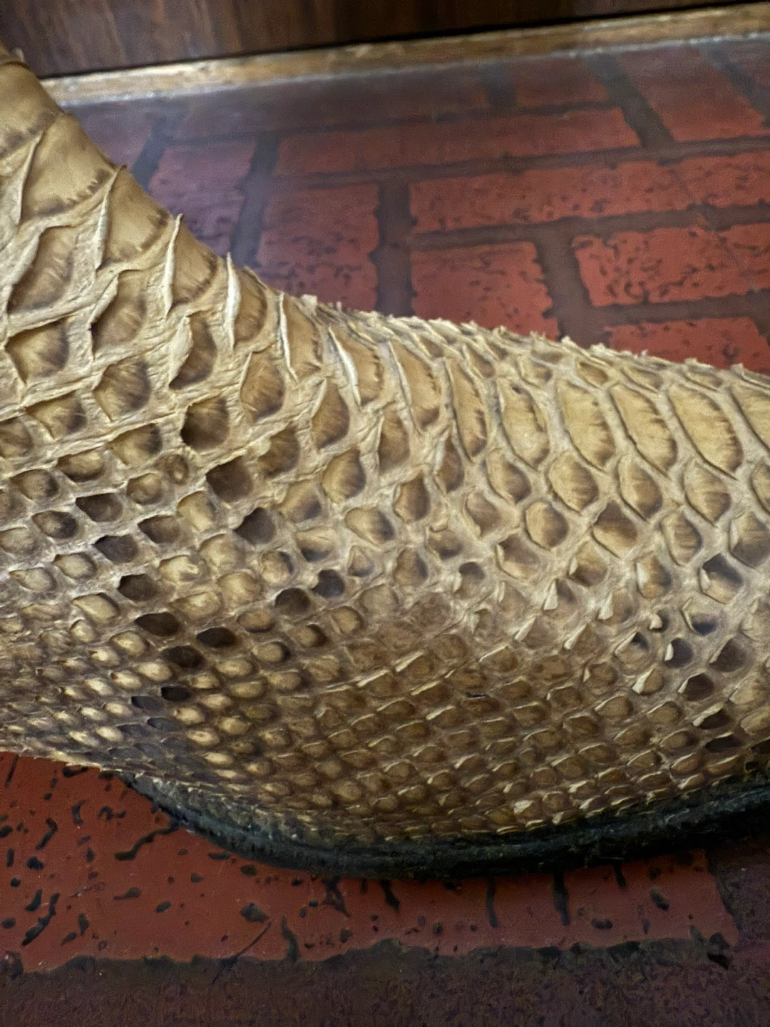 Python skin cowboy boots - photo 3