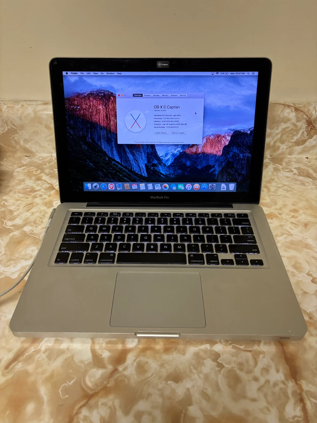 Apple MacBook Pro 13-inch (Late 2011) - Needs New Battery