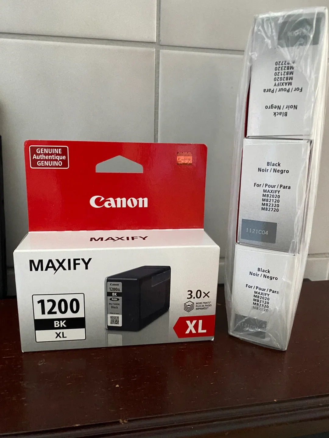 New Canon MAXIFY 1200XL Black Ink Cartridge image indicator(2)