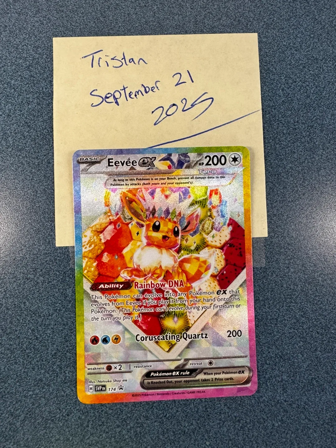 Eeveé EX Pokémon Card thumbnail
