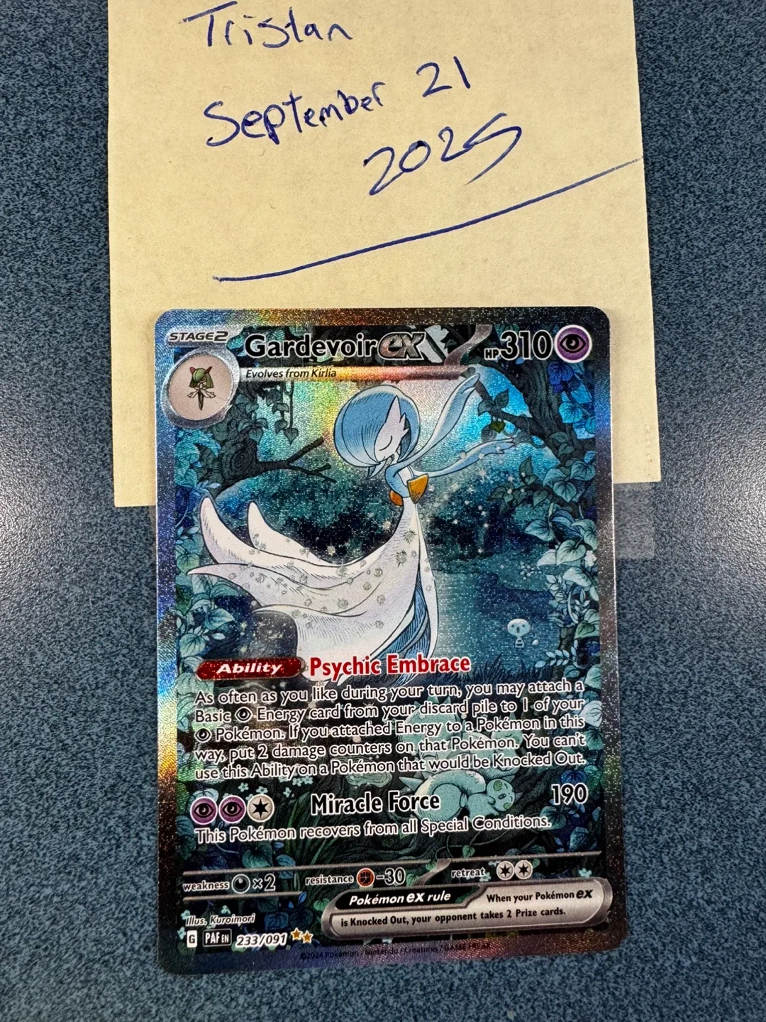 Gardevoir EX Pokemon Card thumbnail