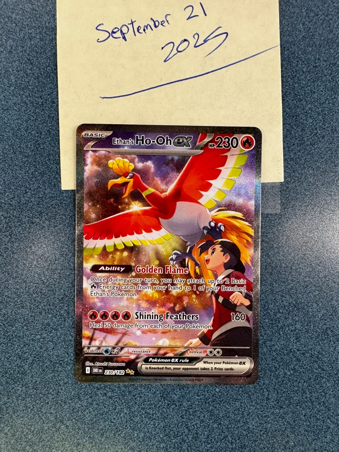 Ethan's Ho-Oh ex Pokemon Card thumbnail