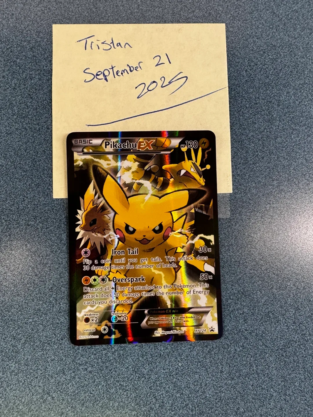 Pikachu EX Pokemon Card thumbnail