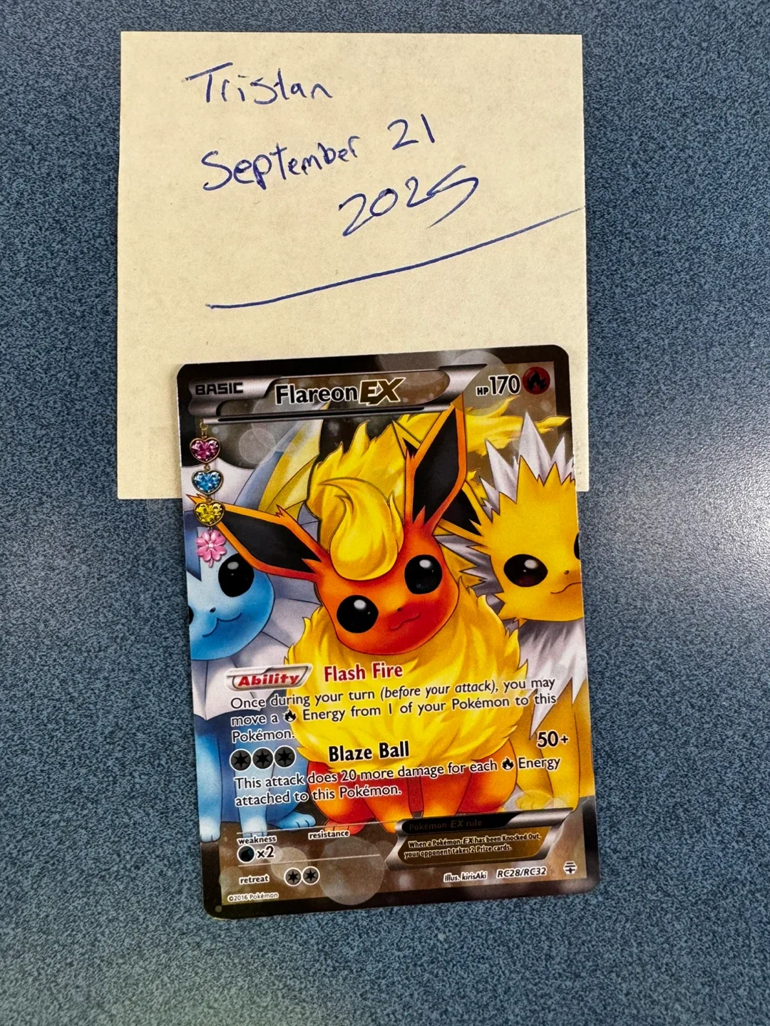 Flareon EX Pokemon Card thumbnail