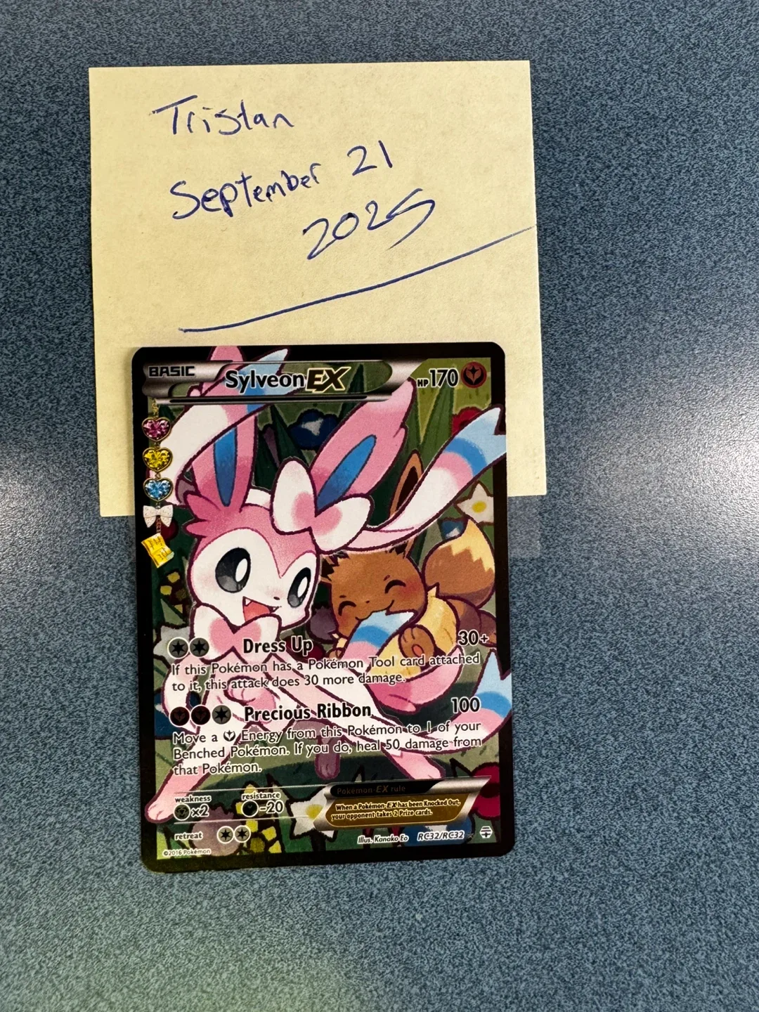 Sylveon EX Pokemon Card RC32/RC32 thumbnail