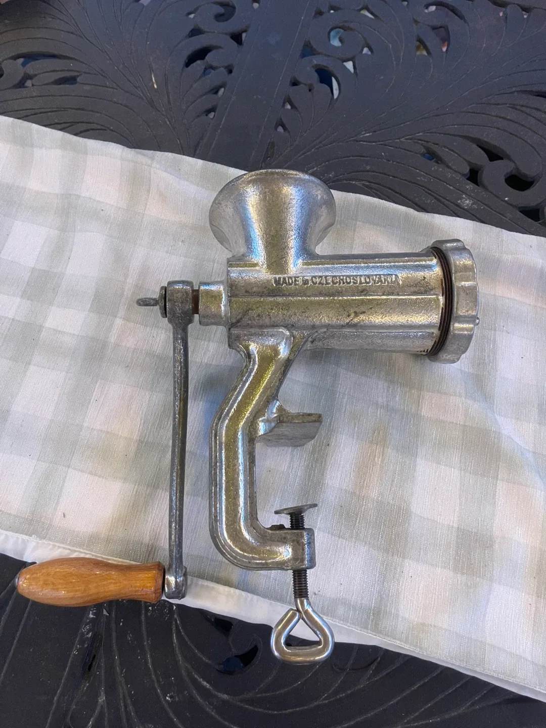 Poppert Meat Grinder - Vintage Kitchen Tool image indicator(4)