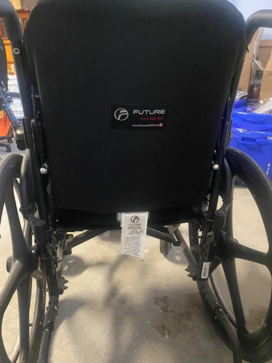 FUTURE Prism Basic Back Wheelchair image indicator(3)
