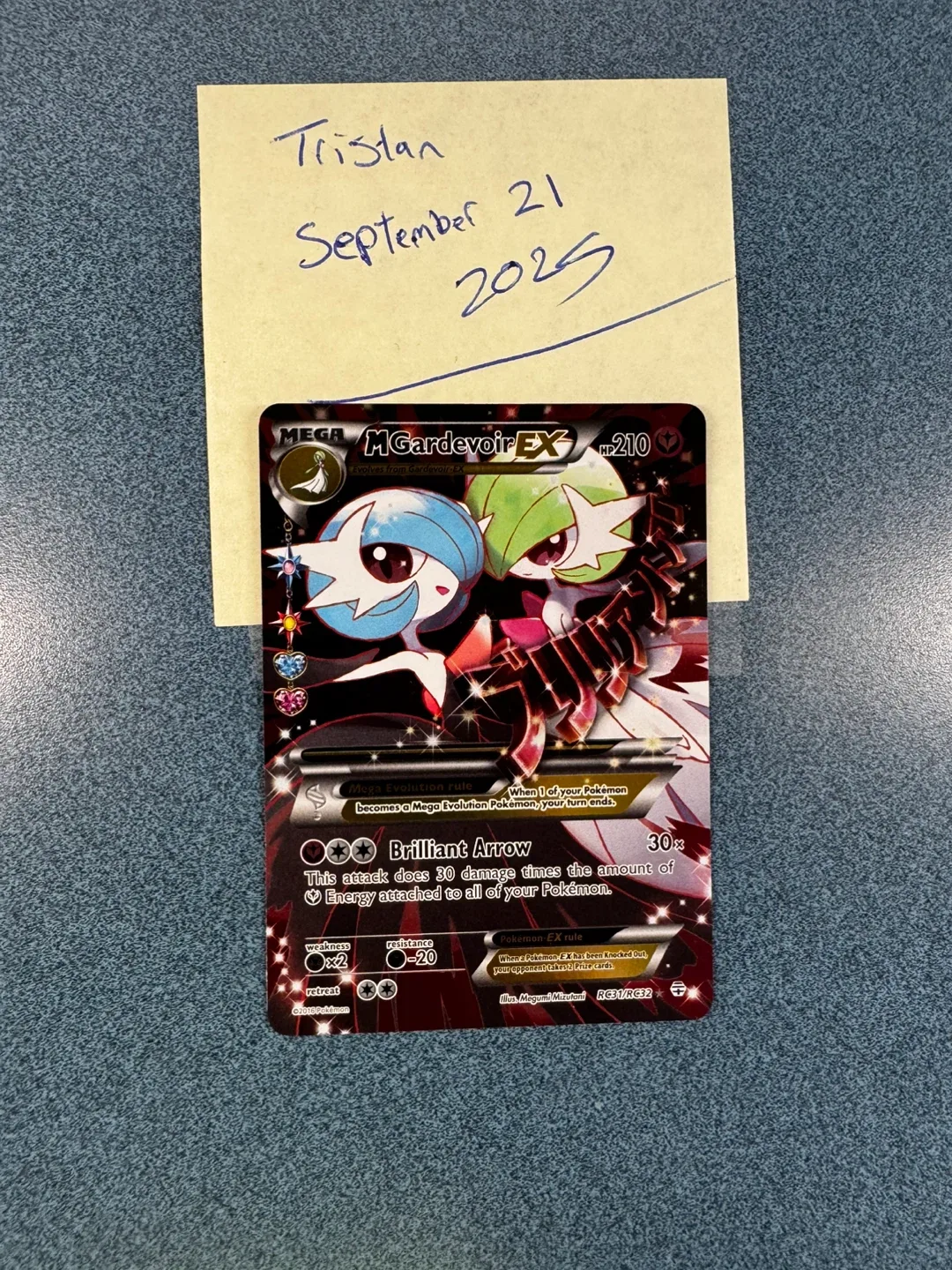 Pokemon MEGA Gardevoir EX Card thumbnail