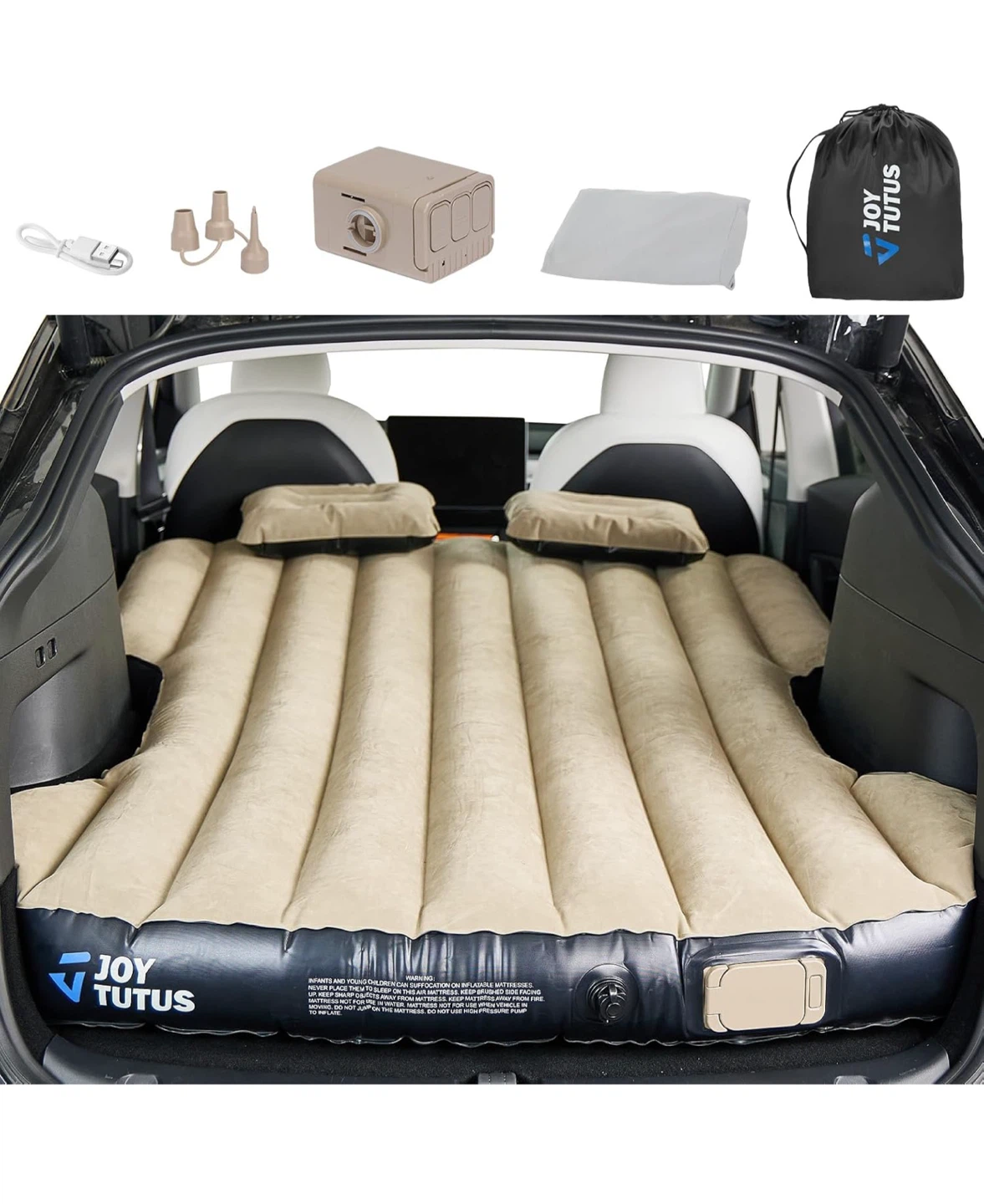 JoyTutus SUV Air Mattress - Car Bed
