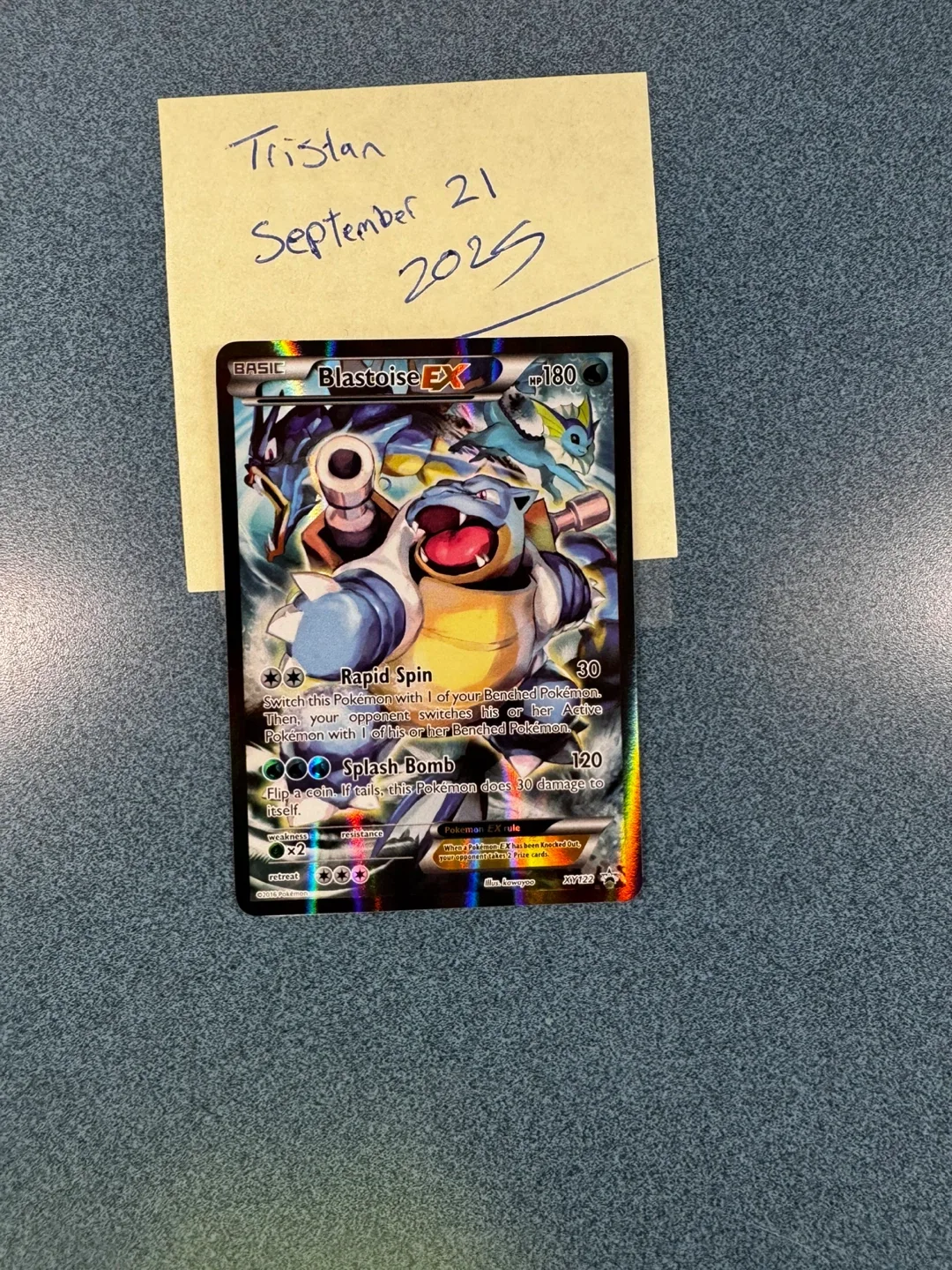 Blastoise EX Pokemon Card thumbnail
