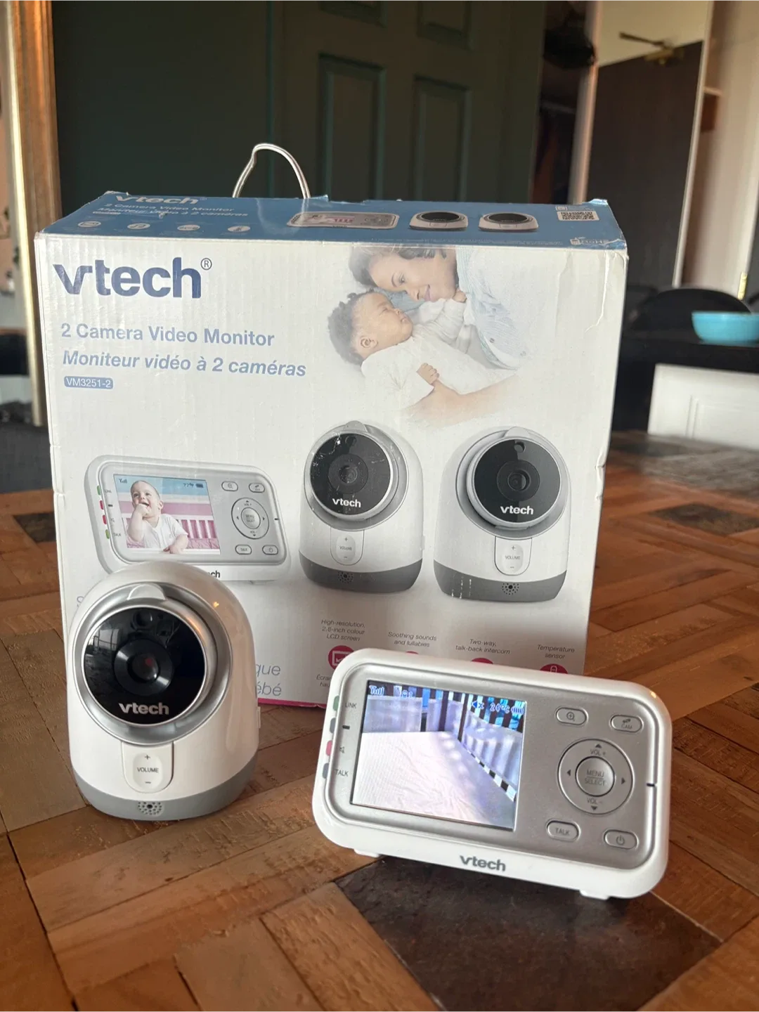 VTech 2 Camera Video baby Monitor thumbnail
