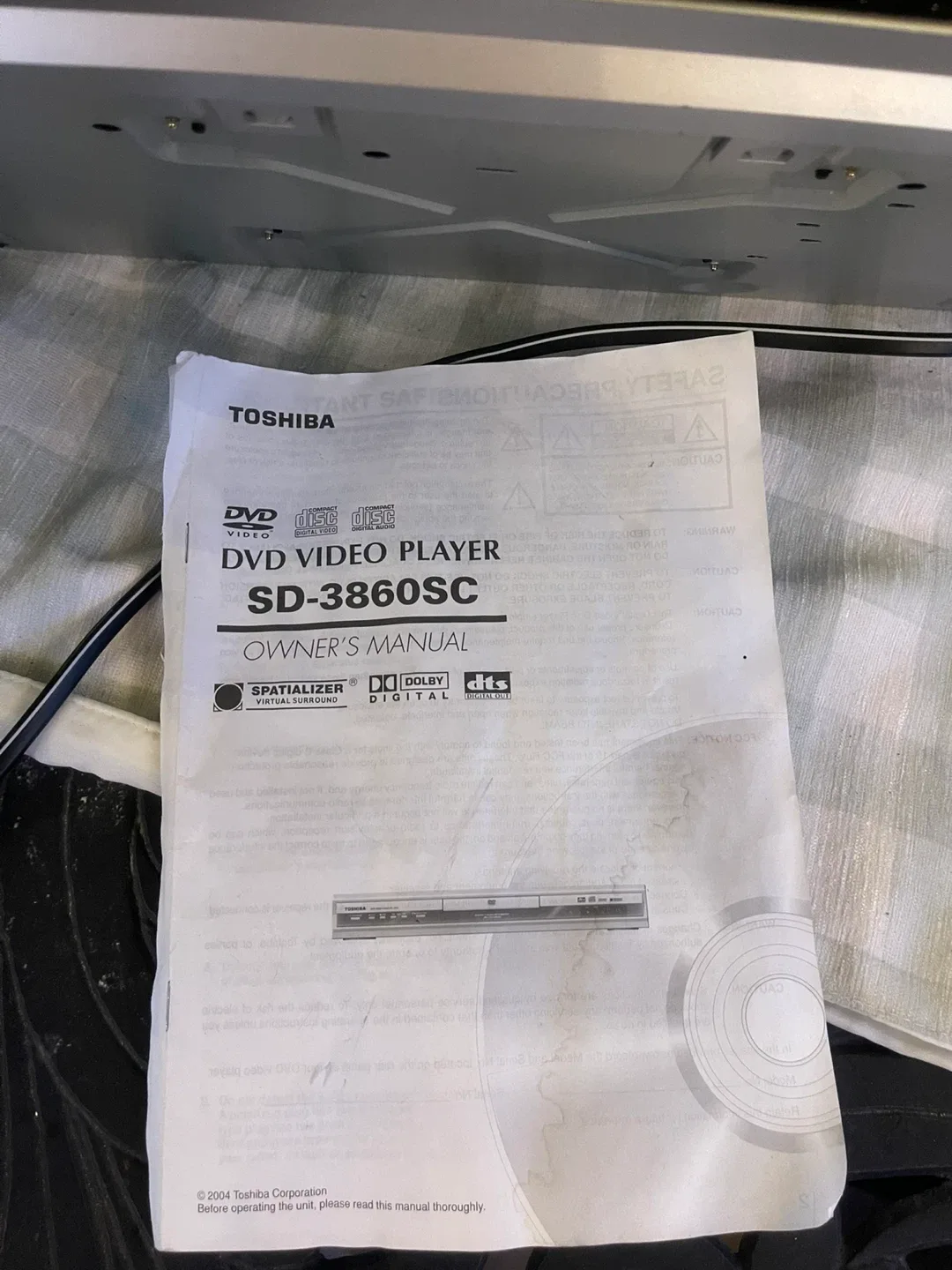 Toshiba SD-3860SC DVD Video Player image indicator(2)