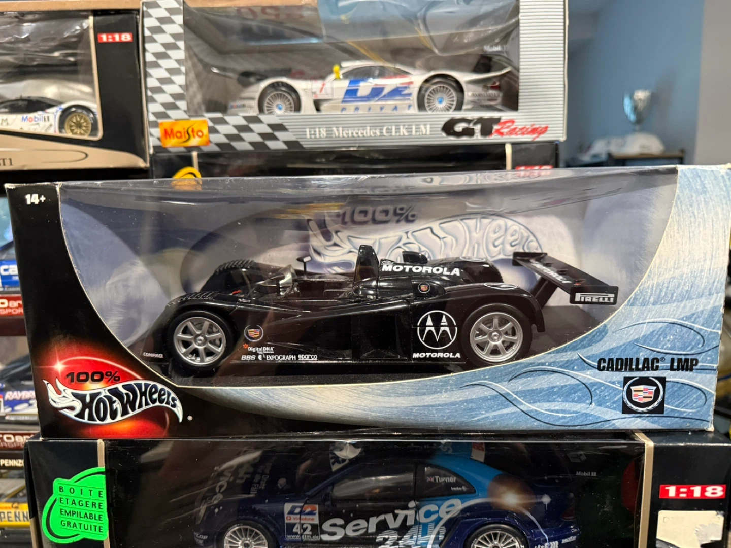 1/18 Hot Wheels Cadillac Northstar 00-002 LMP Dams Racecar - photo 2
