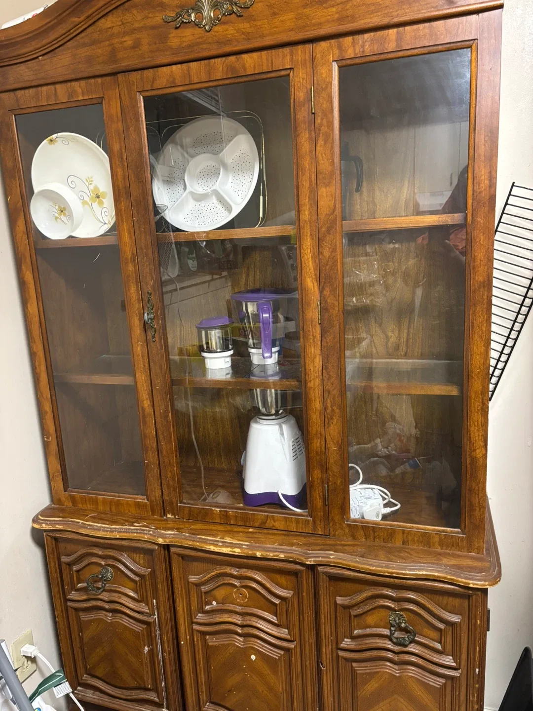 Wooden China Cabinet