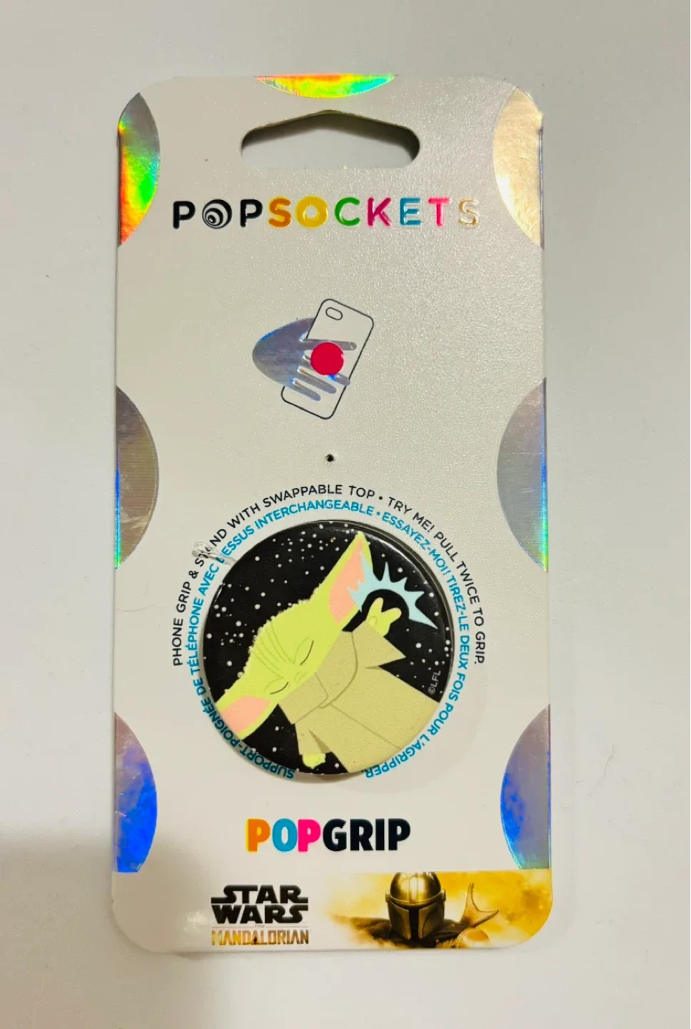 New PopSockets PopGrip Star Wars Mandalorian thumbnail