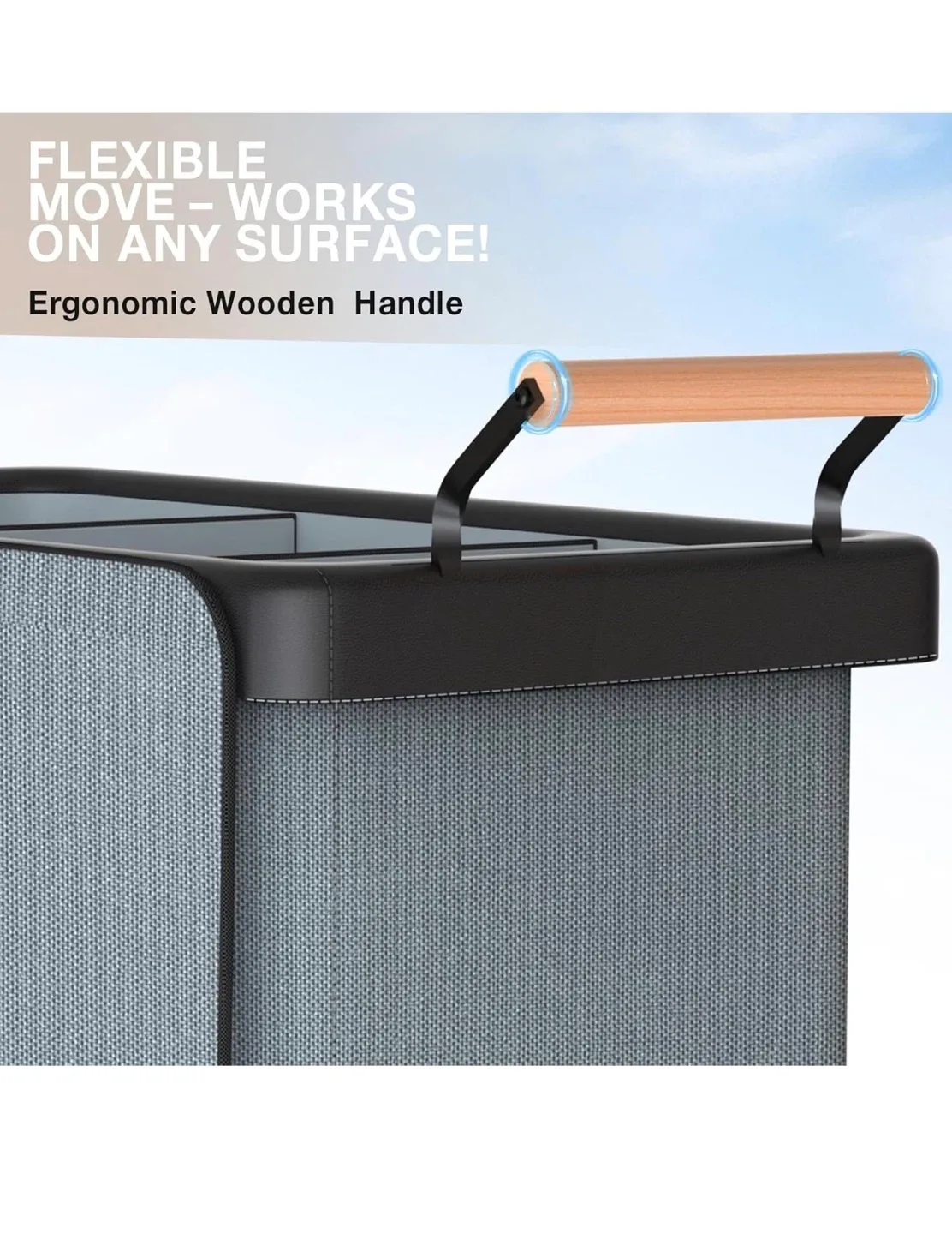 Lowen 60 Gal Laundry Hamper Sorter - Gray image indicator(5)