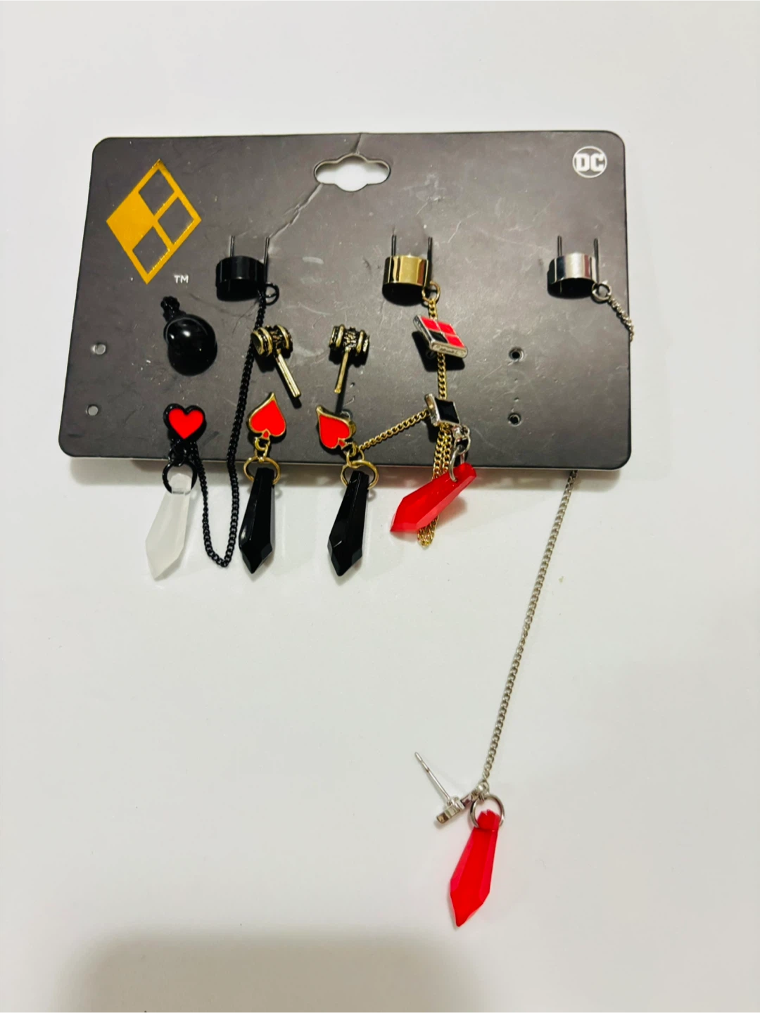 Harley Quinn Earring Set - Bioworld