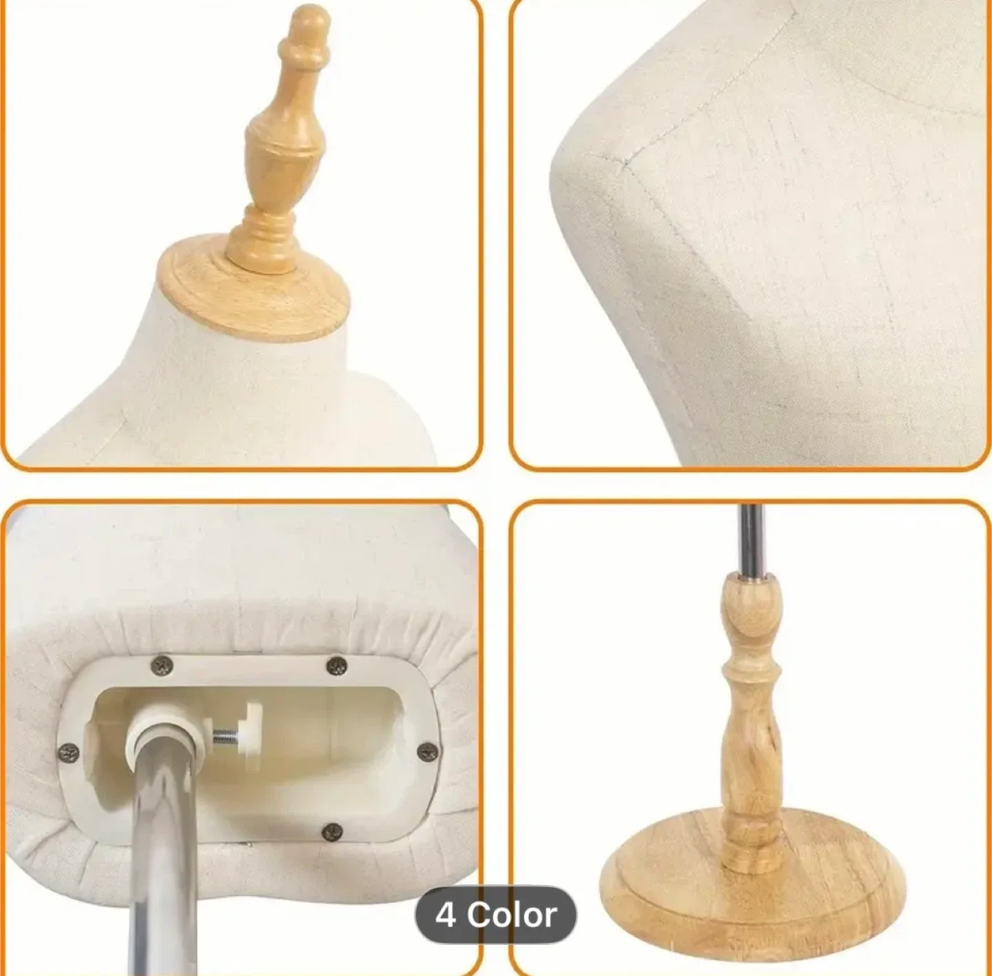 Adjustable Height Dress Form Mannequin image indicator(2)