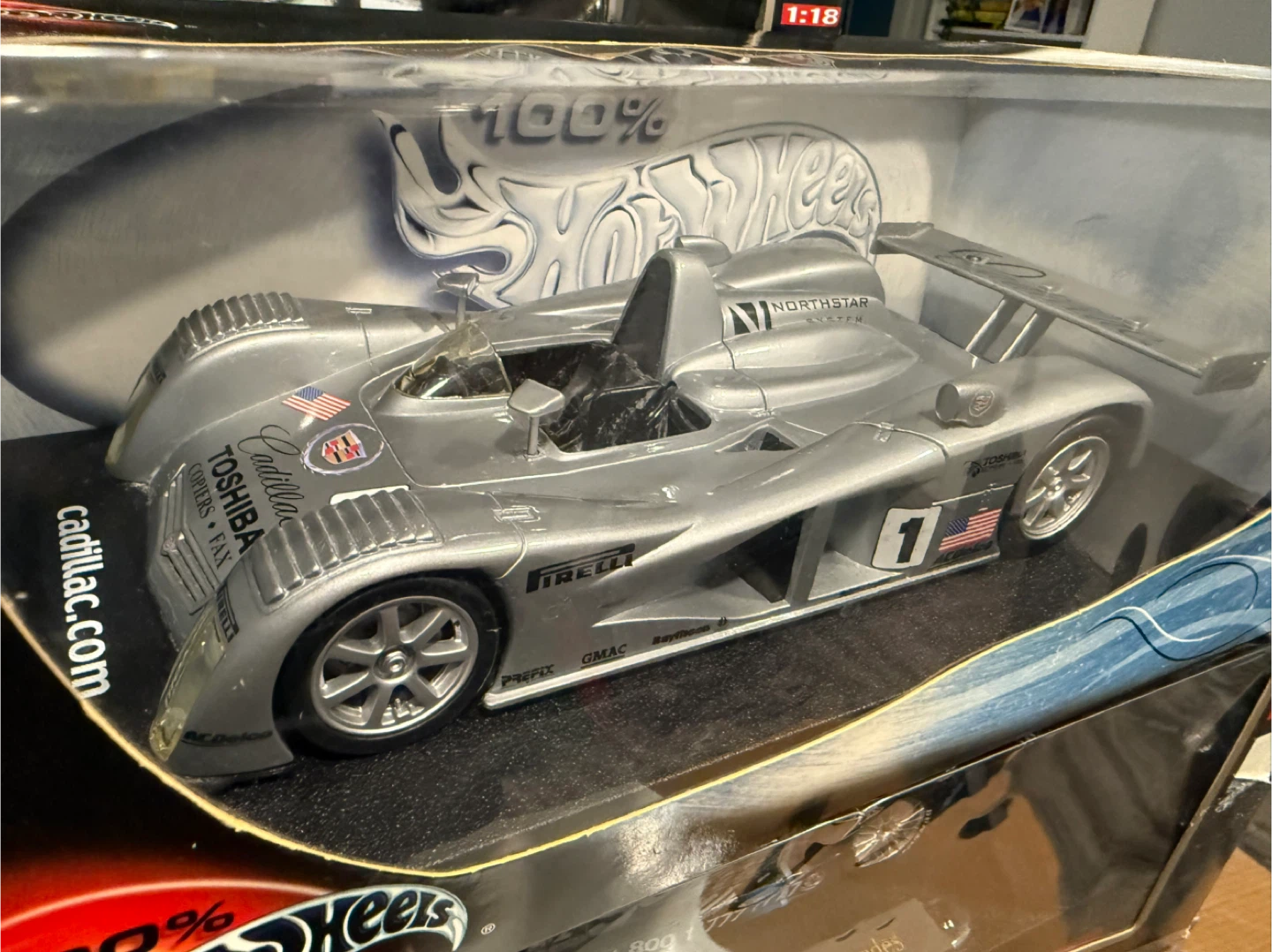1/18 Hot Wheels Cadillac Northstar 00-002 LMP Racecar - photo 3