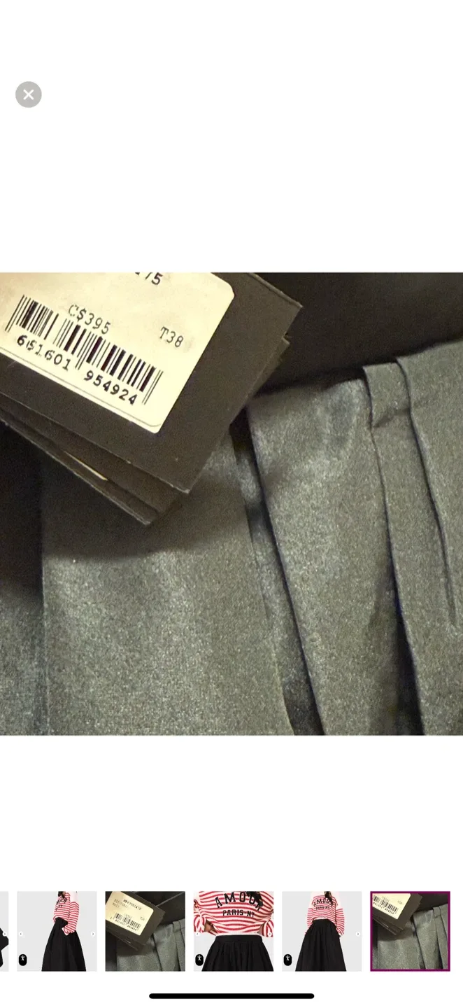 Maje - maxi skirt with contrast waistband **Sz Medium** image indicator(7)