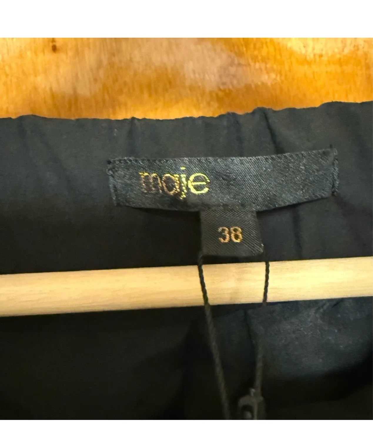 Maje - maxi skirt with contrast waistband **Sz Medium** image indicator(9)