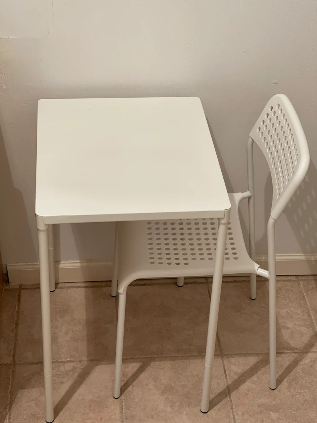 IKEA FEJAN White Table & Chair Set - photo 2
