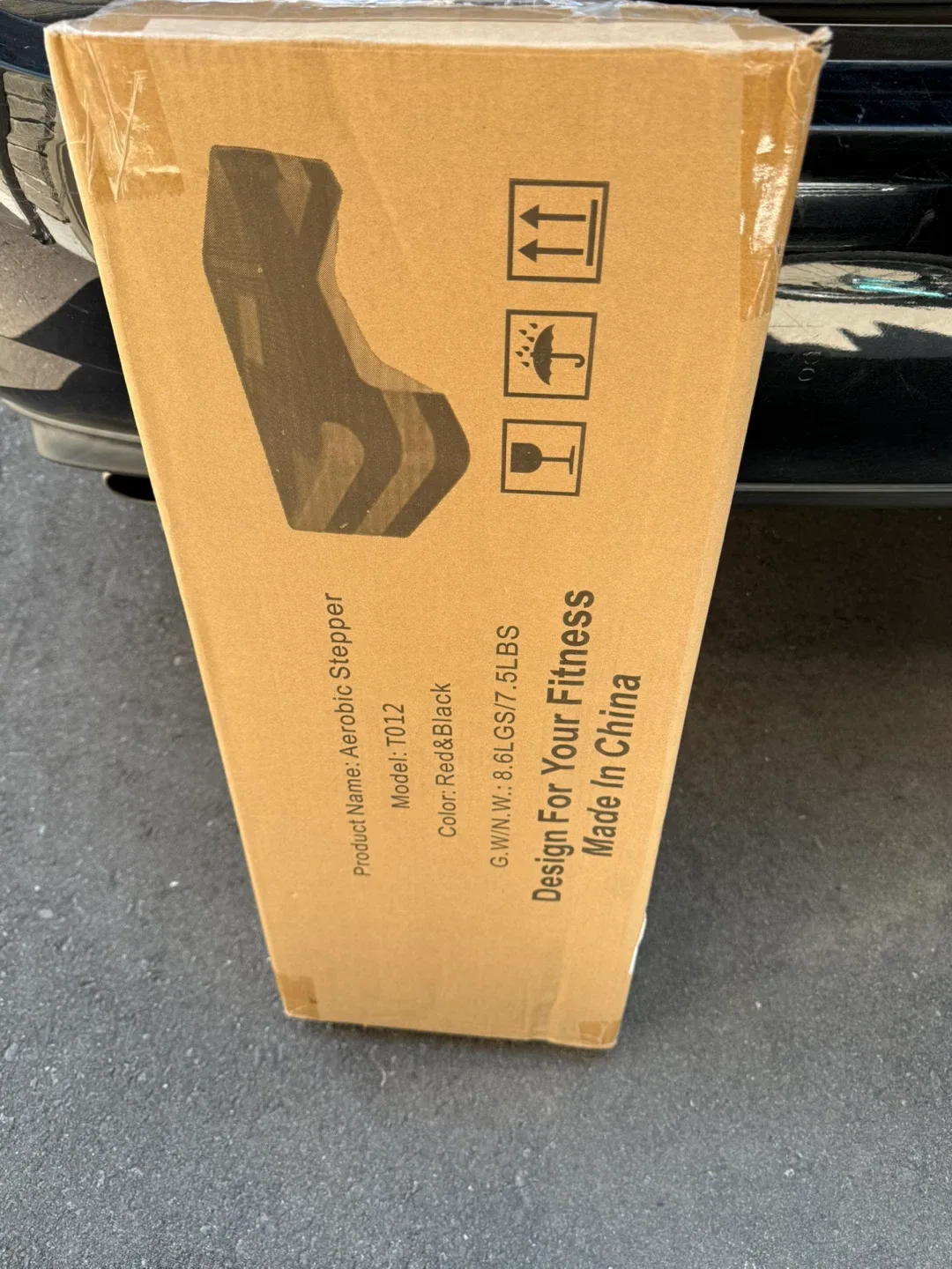 Ucootifly Aerobic Stepper - Red & Black image indicator(7)