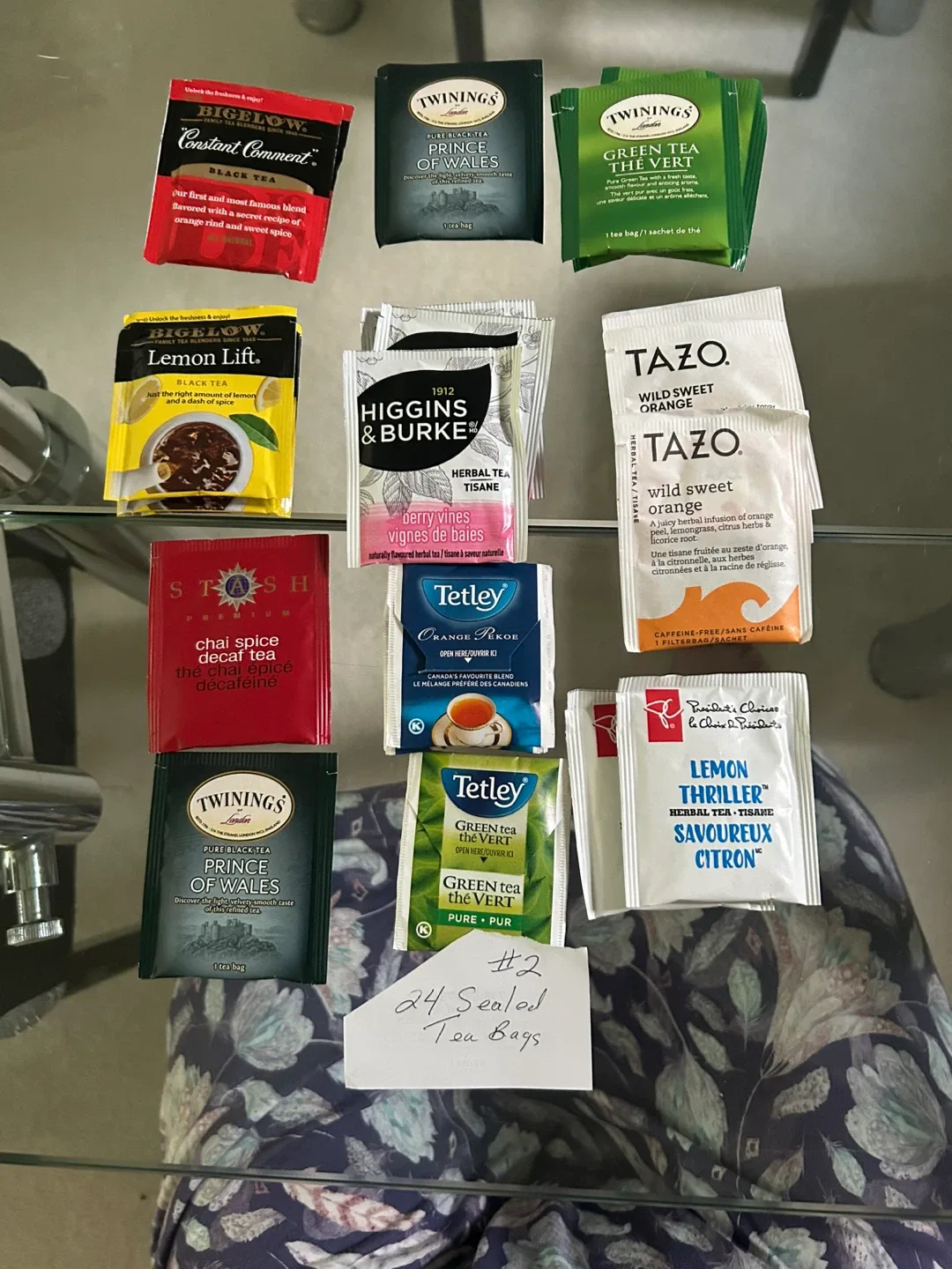 Tea Bag Assortment - 24 Sealed Bags image indicator(8)