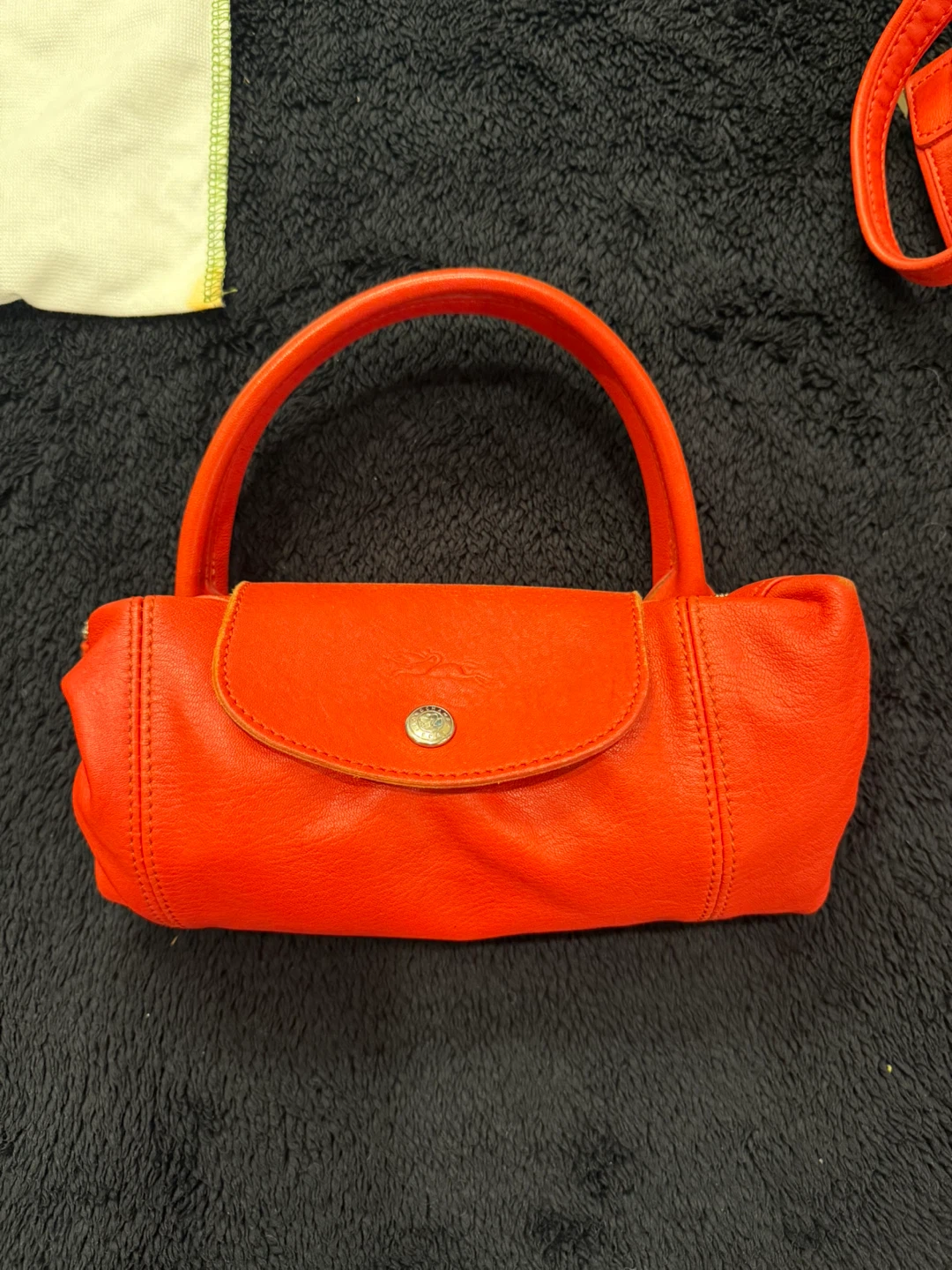 Longchamp Leather Handbag - Orange - photo 3