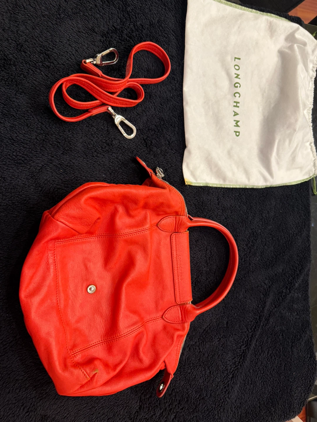 Longchamp Leather Handbag - Orange - photo 2