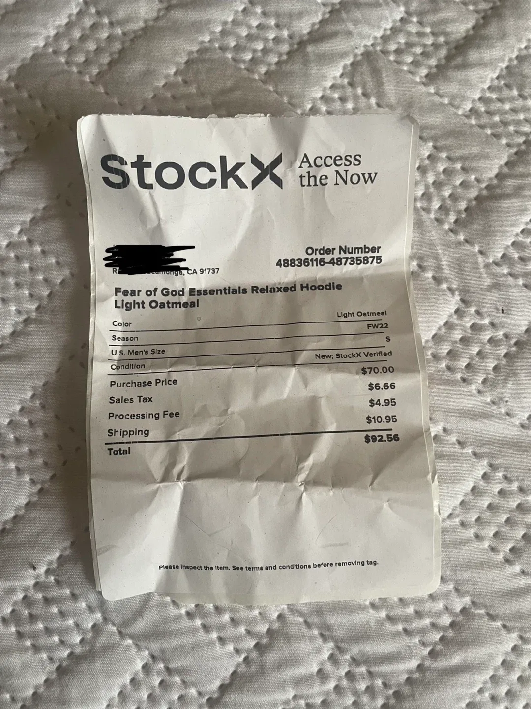 New Fear of God Essentials Relaxed Hoodie image indicator(3)